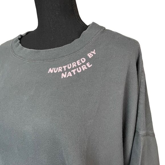 Old Navy Gray Nature Graphic Pullover Sweater - Picture 2 of 7